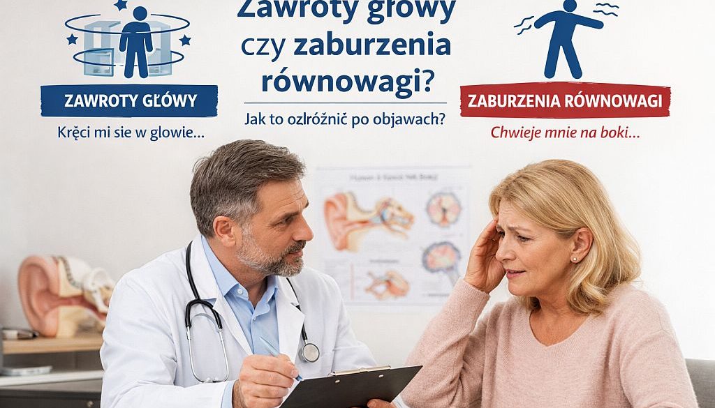 Zawroty głowy czy zaburzenia równowagi