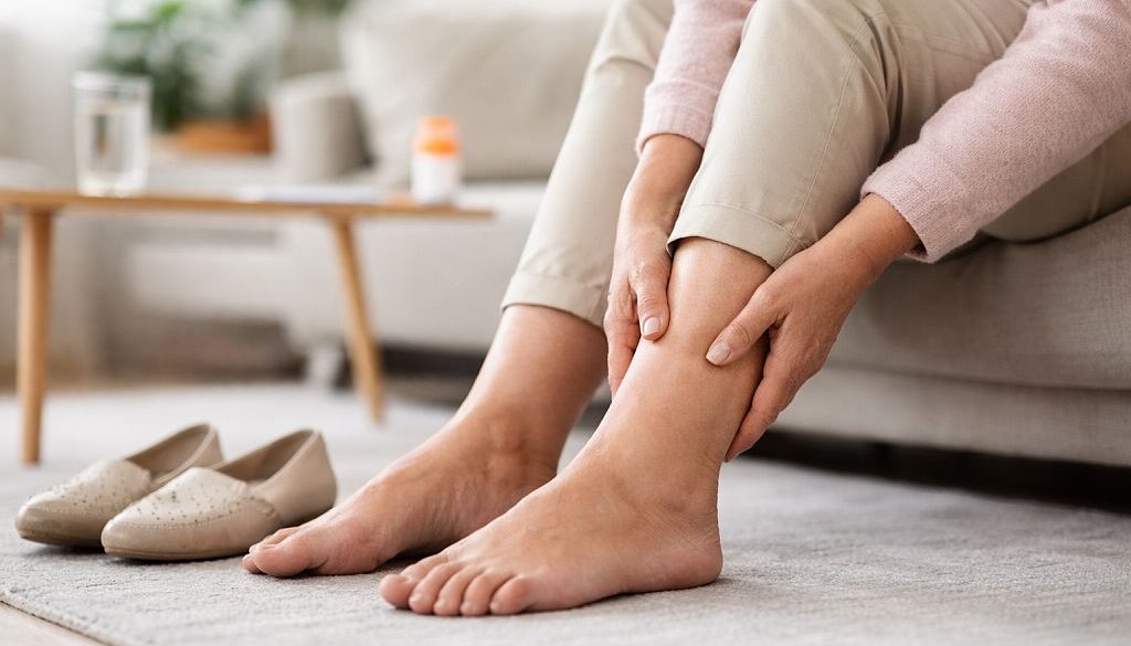 Obrzęki kostek wieczorem